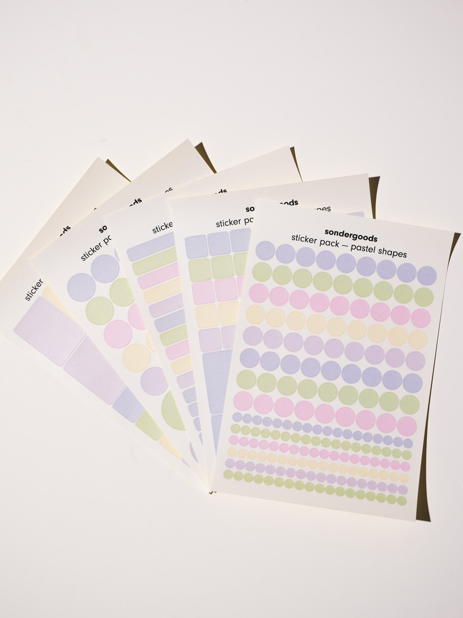 Sticker Pack — Pastel Shapes