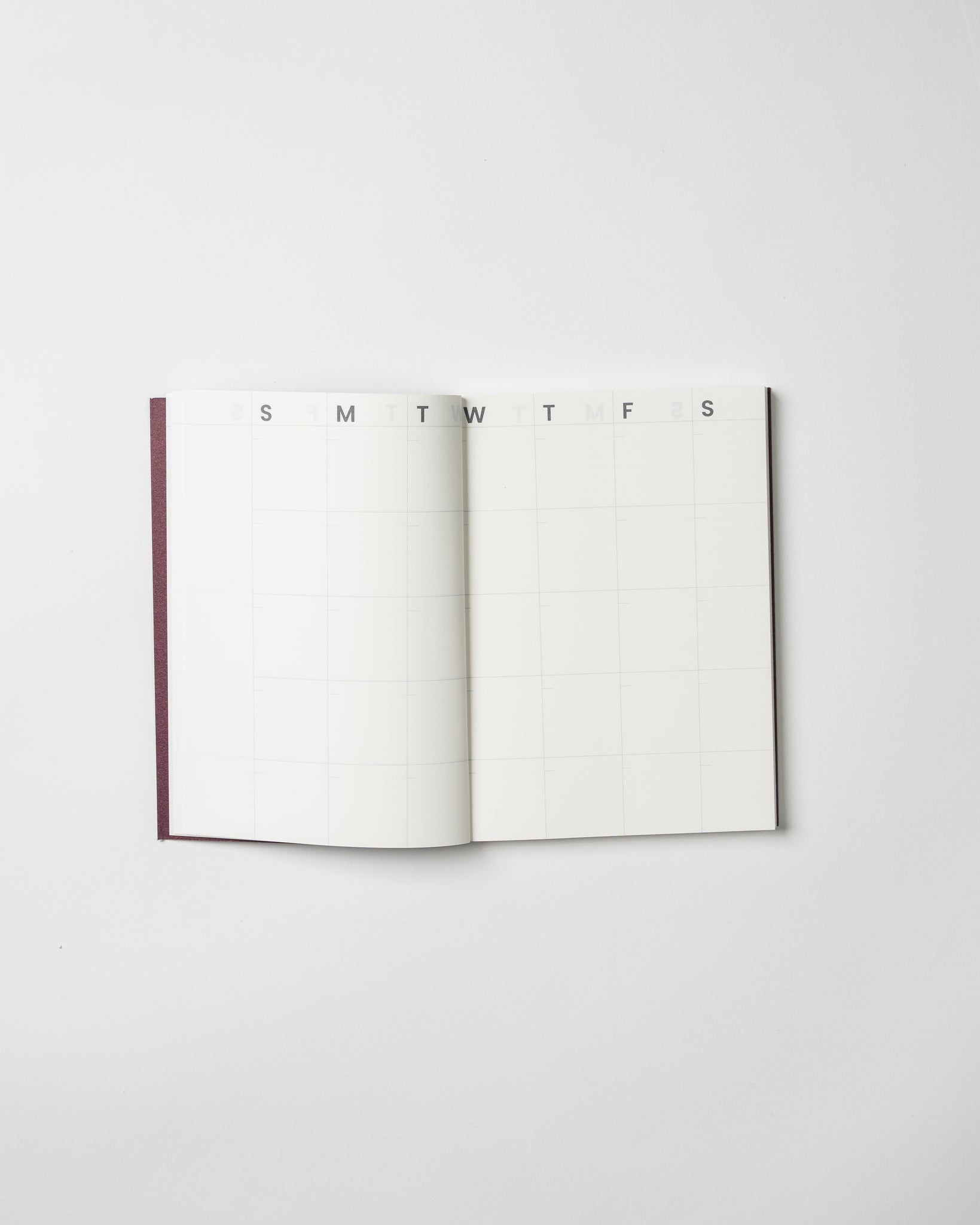 Undated Planner — "Vintage Maroon"