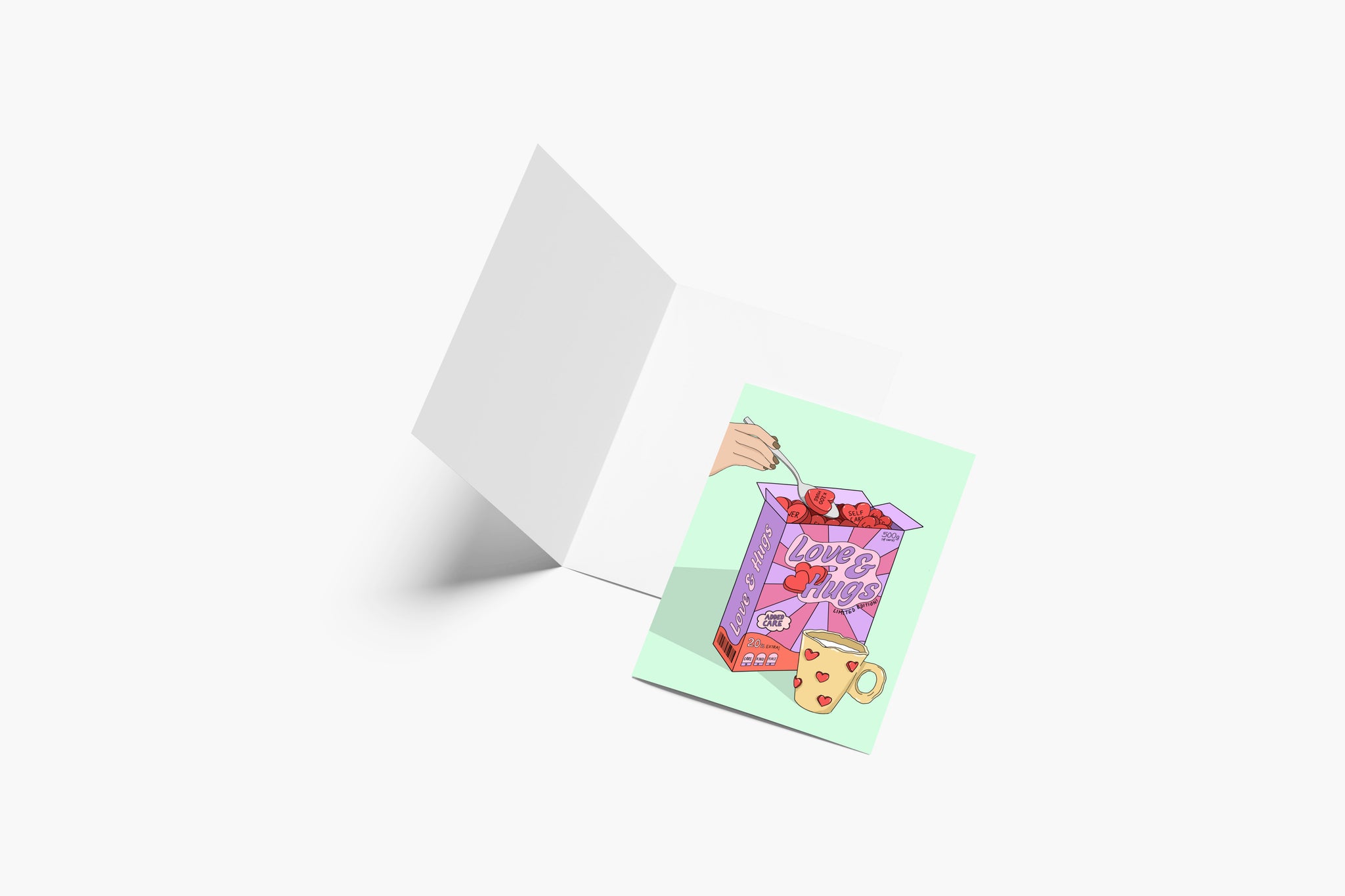 "Love & Hugs" Greeting Card