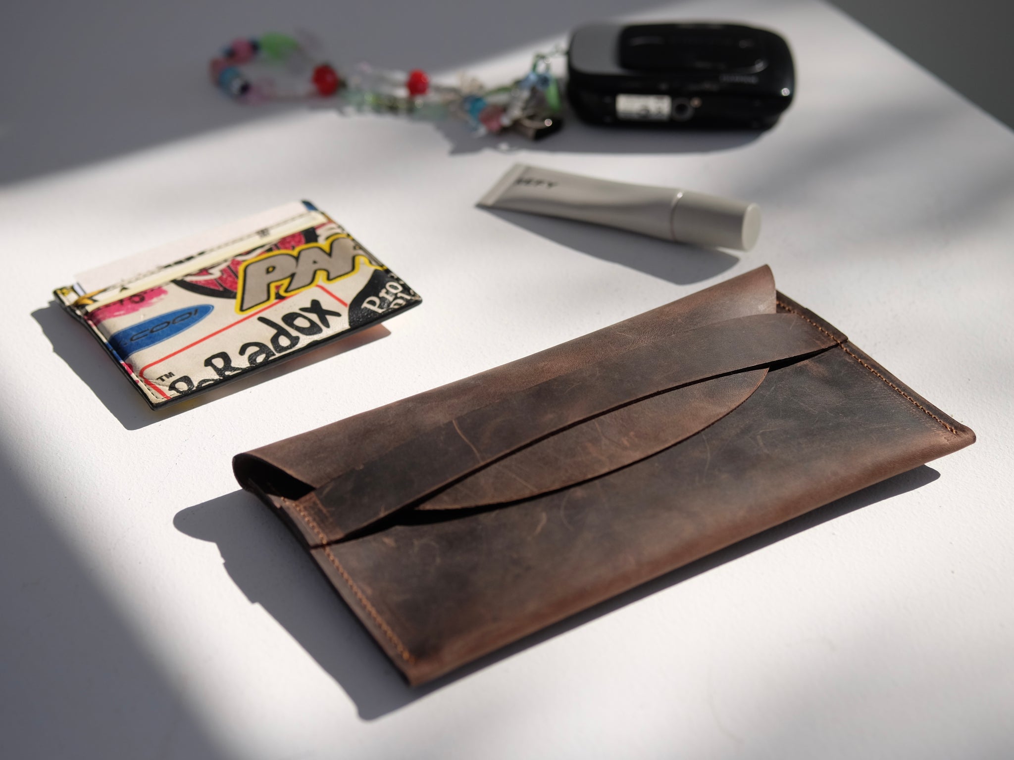 Natural Leather Pouch (Mini)