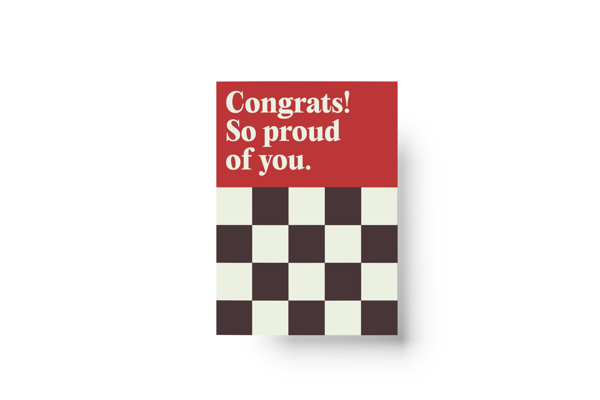 "Congrats, So Proud of You! " Greeting Card