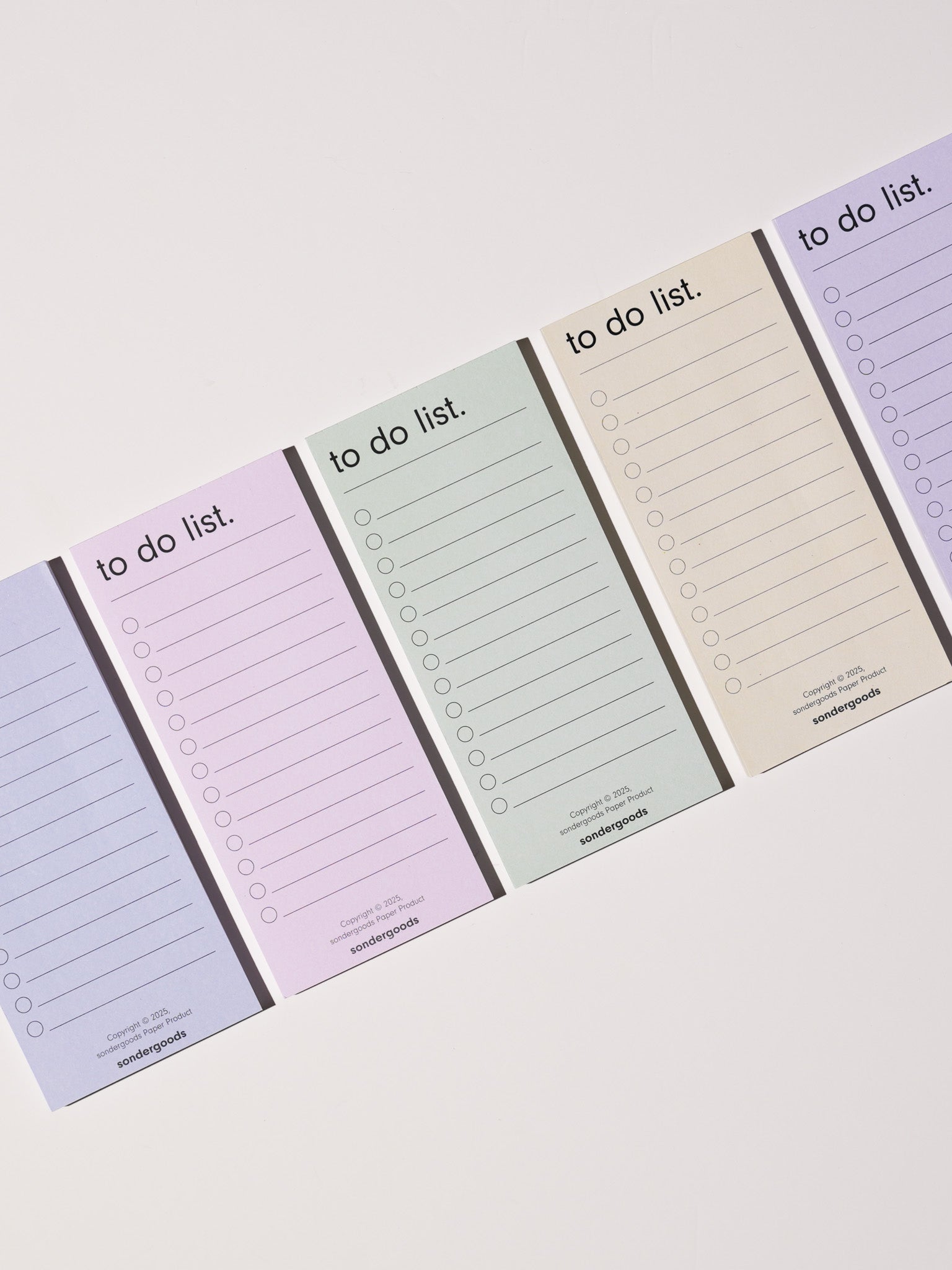 To Do List — Pastel Notepads