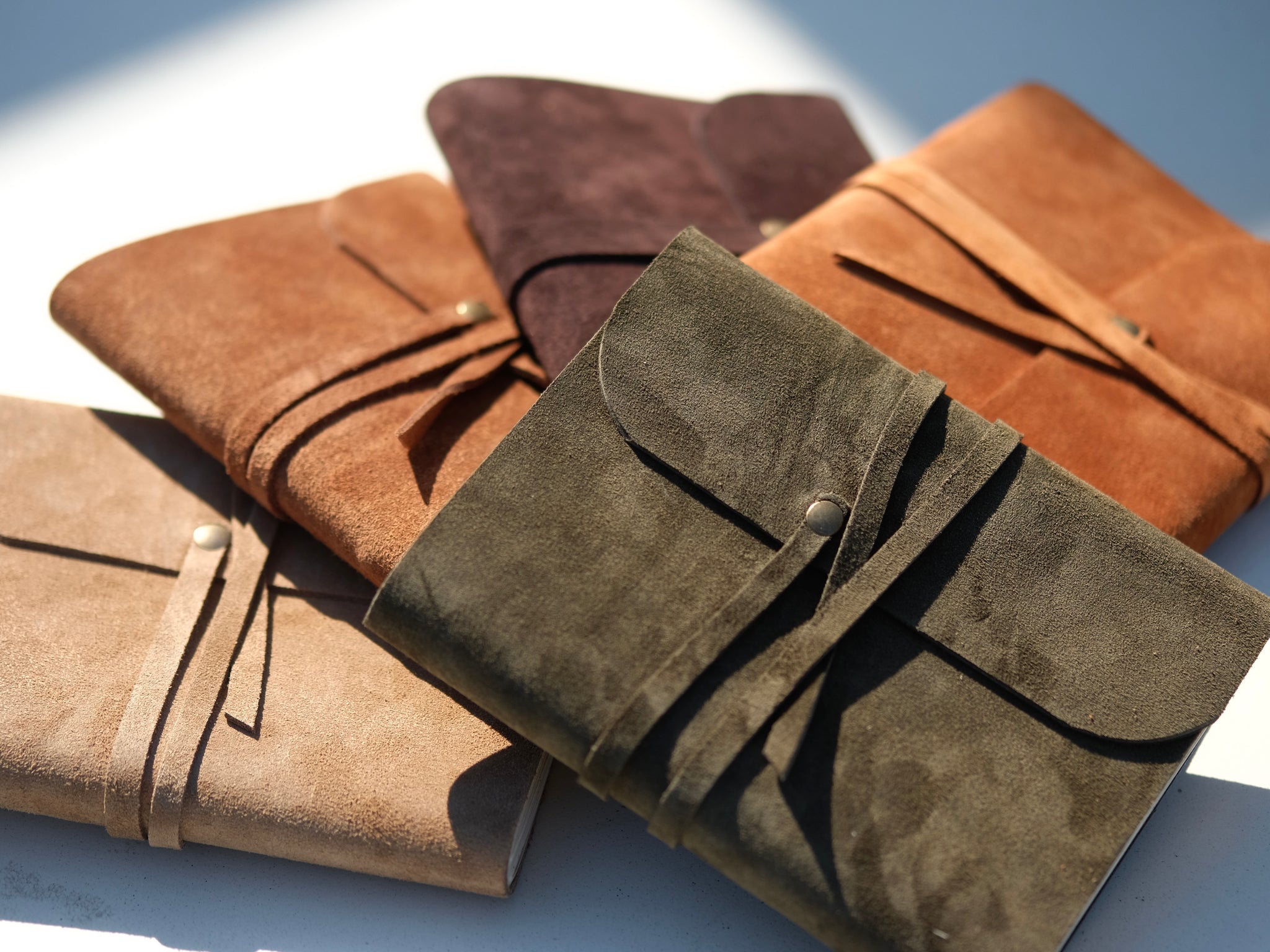 Natural Suede Notebooks (A6)