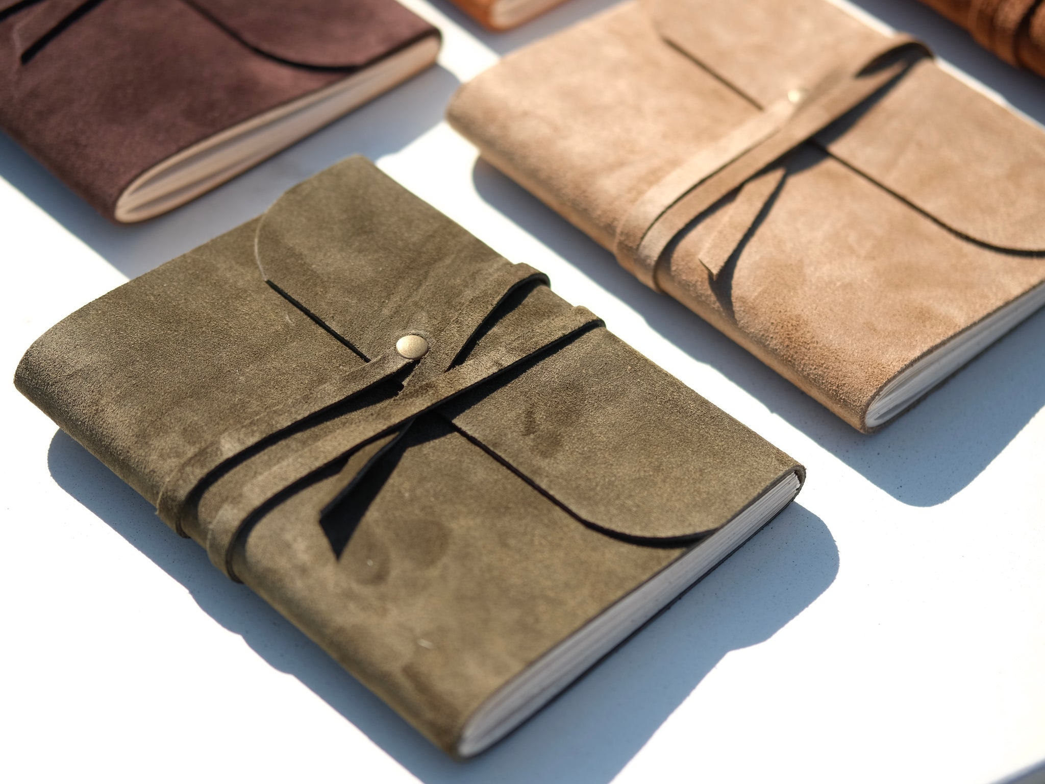 Natural Suede Notebooks (A6)