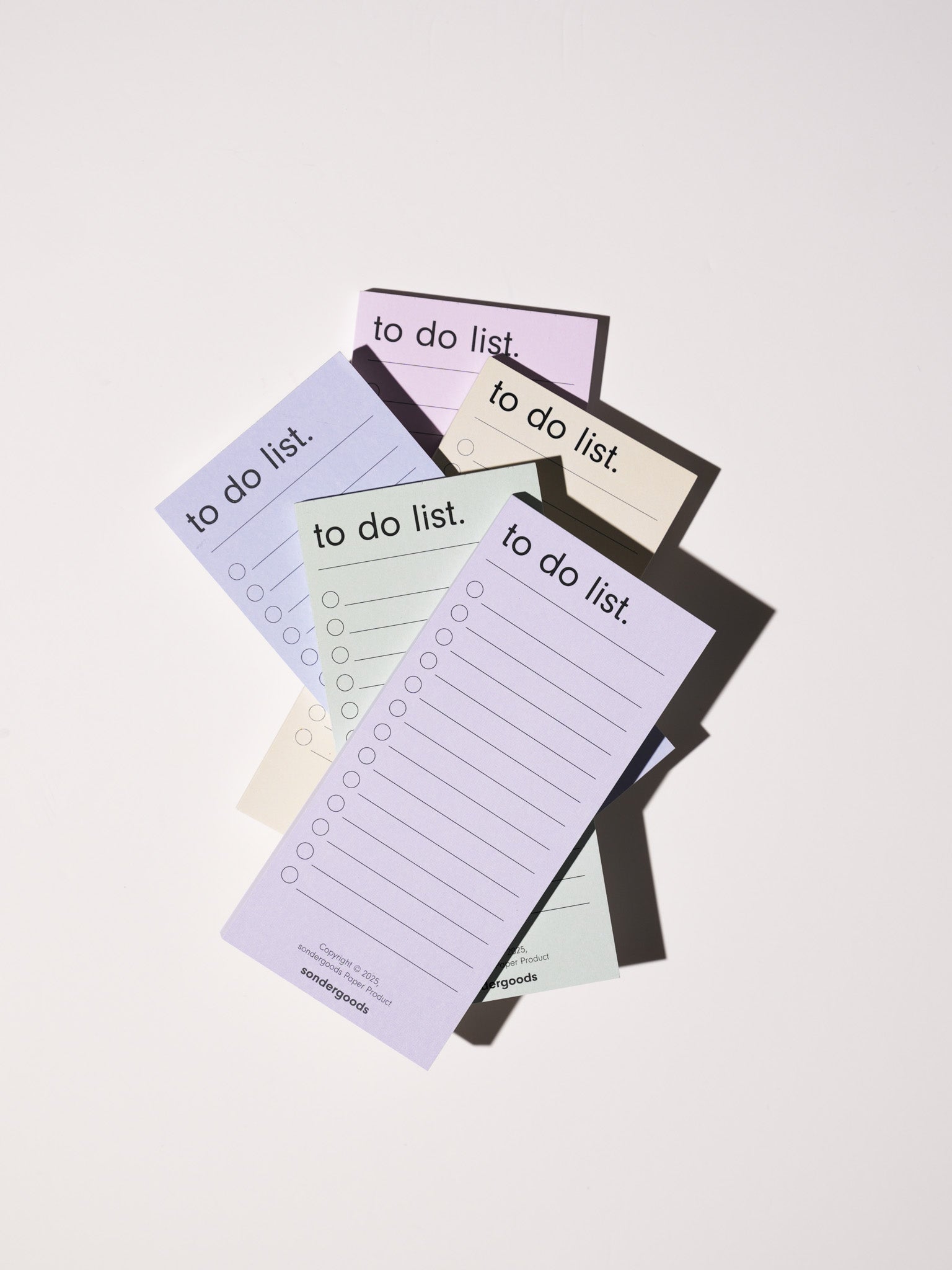 To Do List — Pastel Notepads