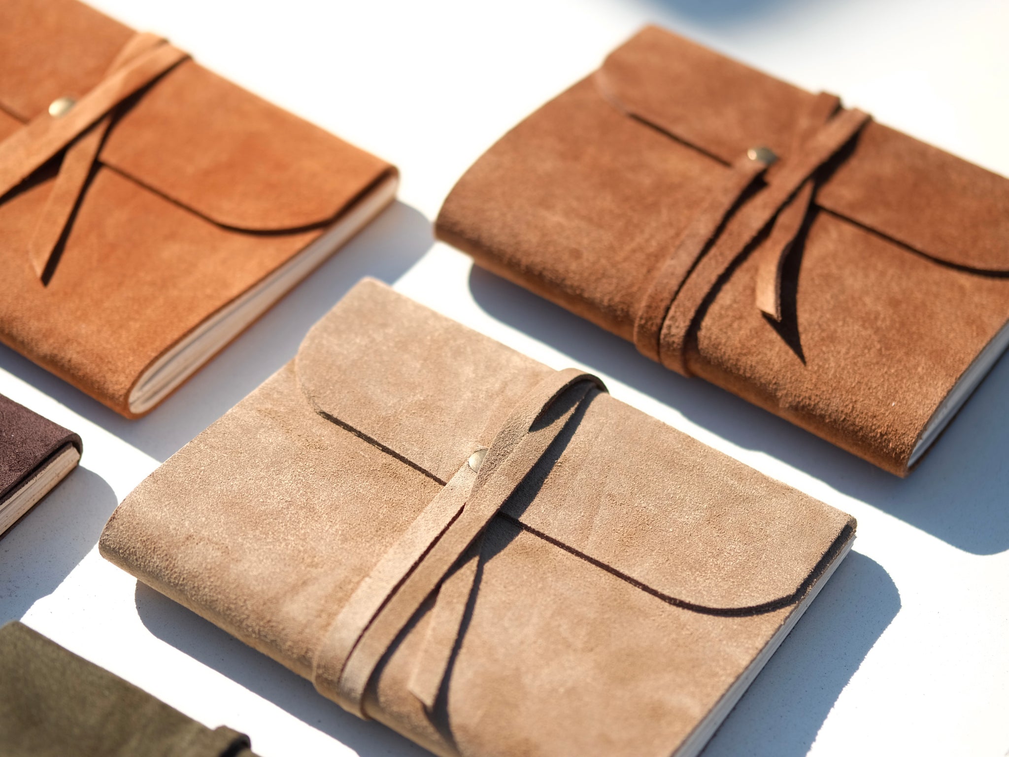 Natural Suede Notebooks (A6)