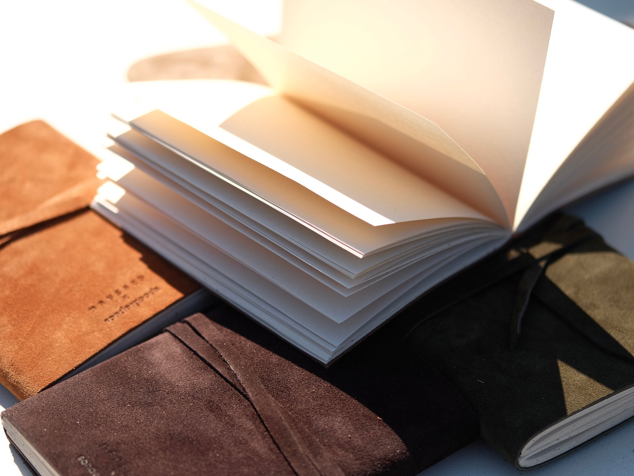 Natural Suede Notebooks (A6)