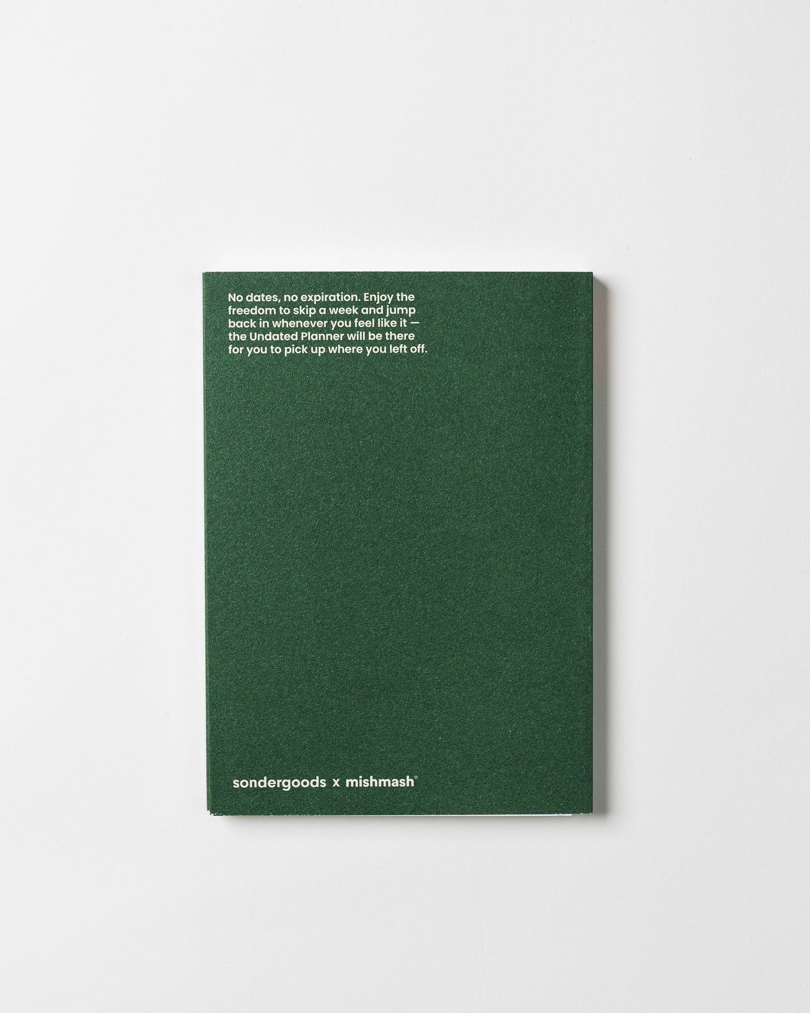 Undated Planner — "British Racing Green"