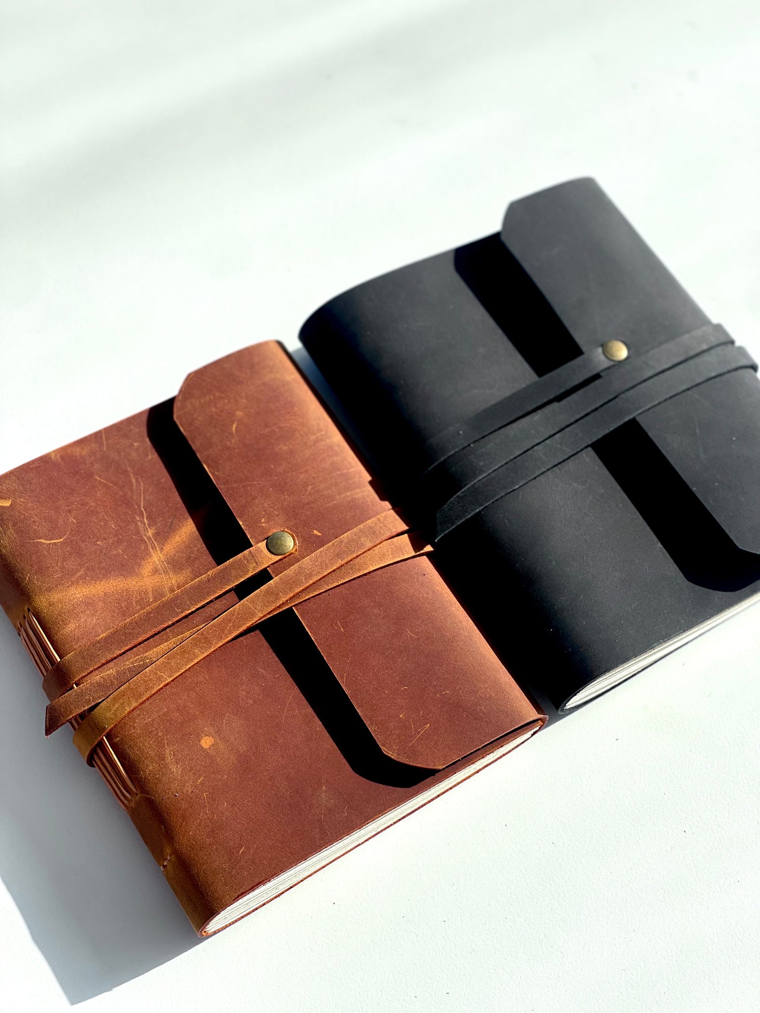 Natural Leather Notebooks (A6)