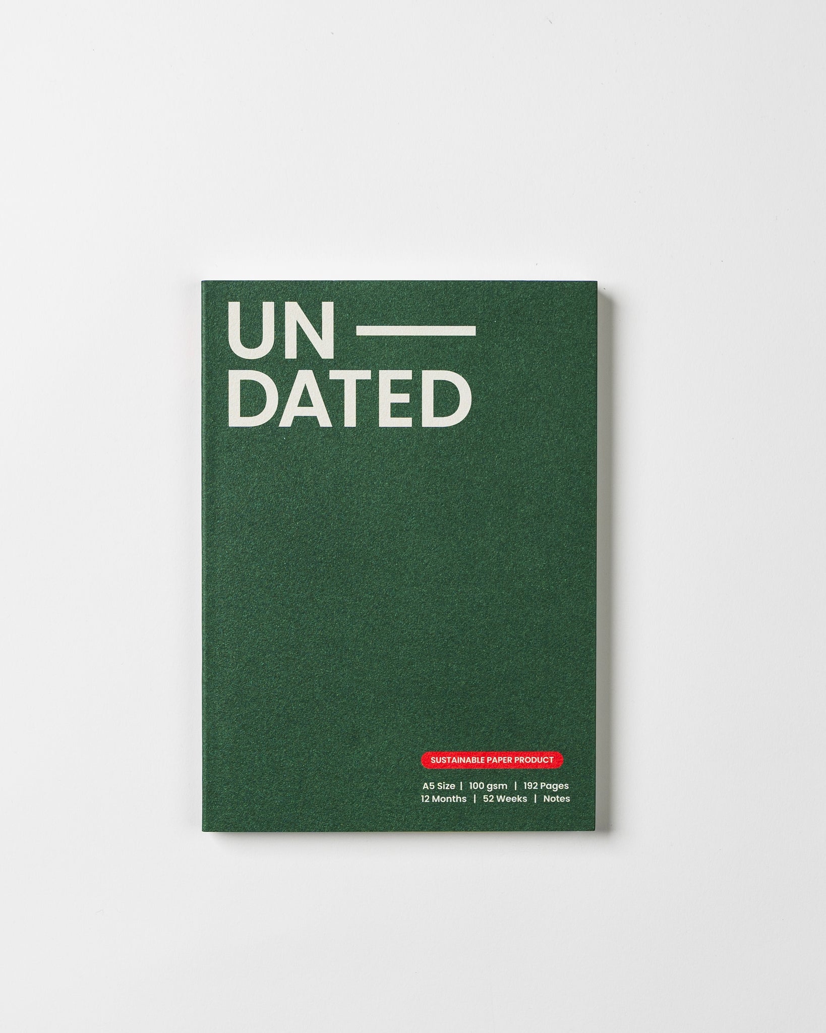 Undated Planner — "British Racing Green"