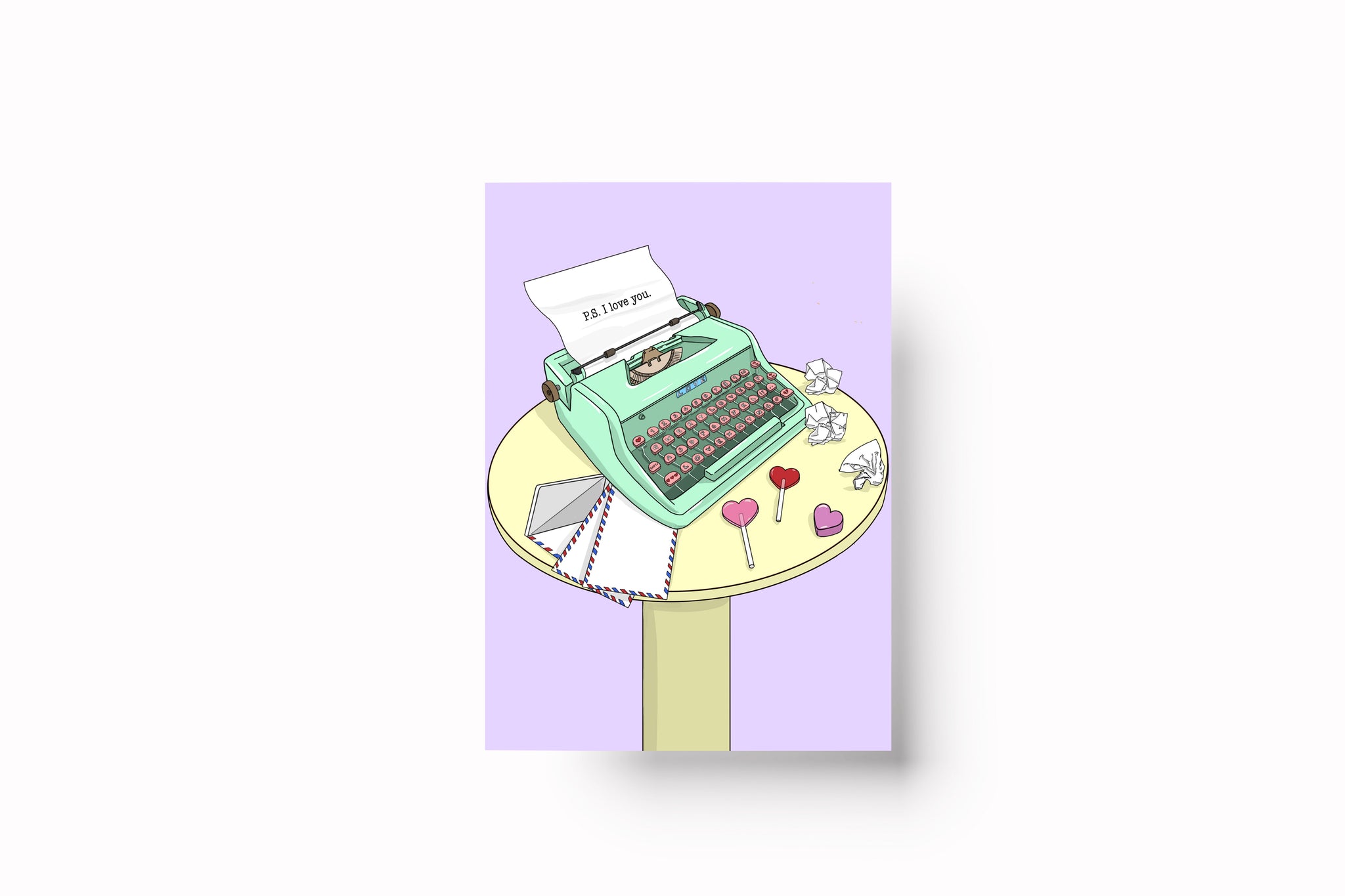 "Love Letter" Greeting Card
