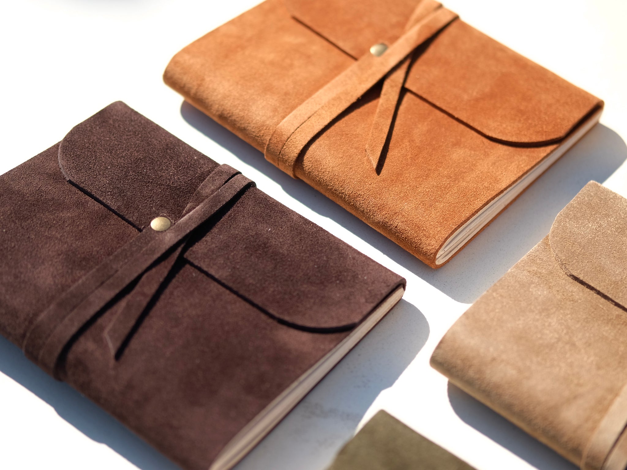 Natural Suede Notebooks (A6)