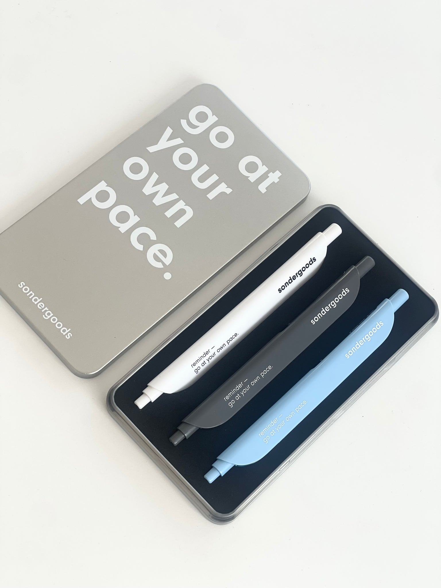 "Go At Your Own Pace" Pen Set