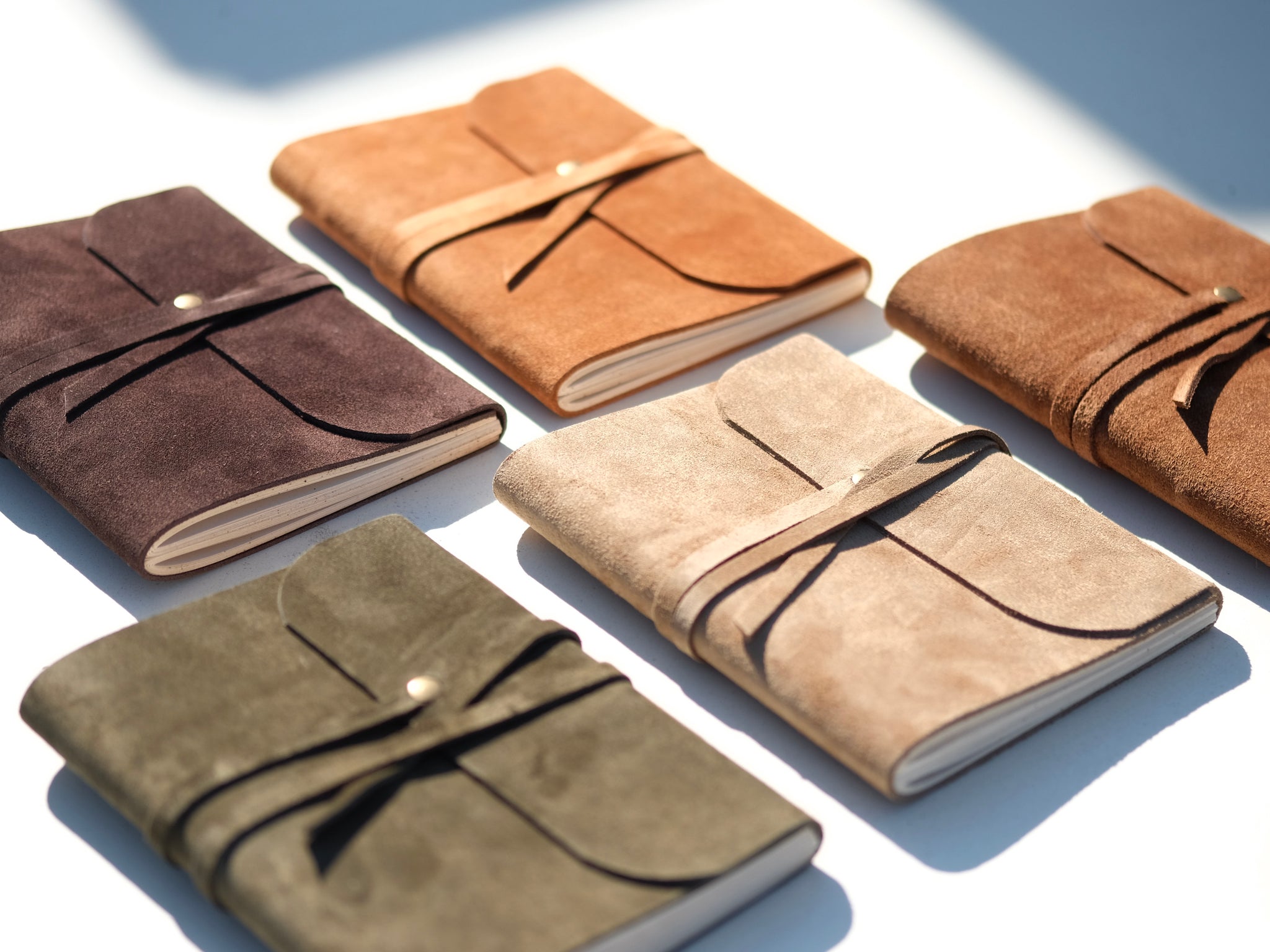 Natural Suede Notebooks (A6)