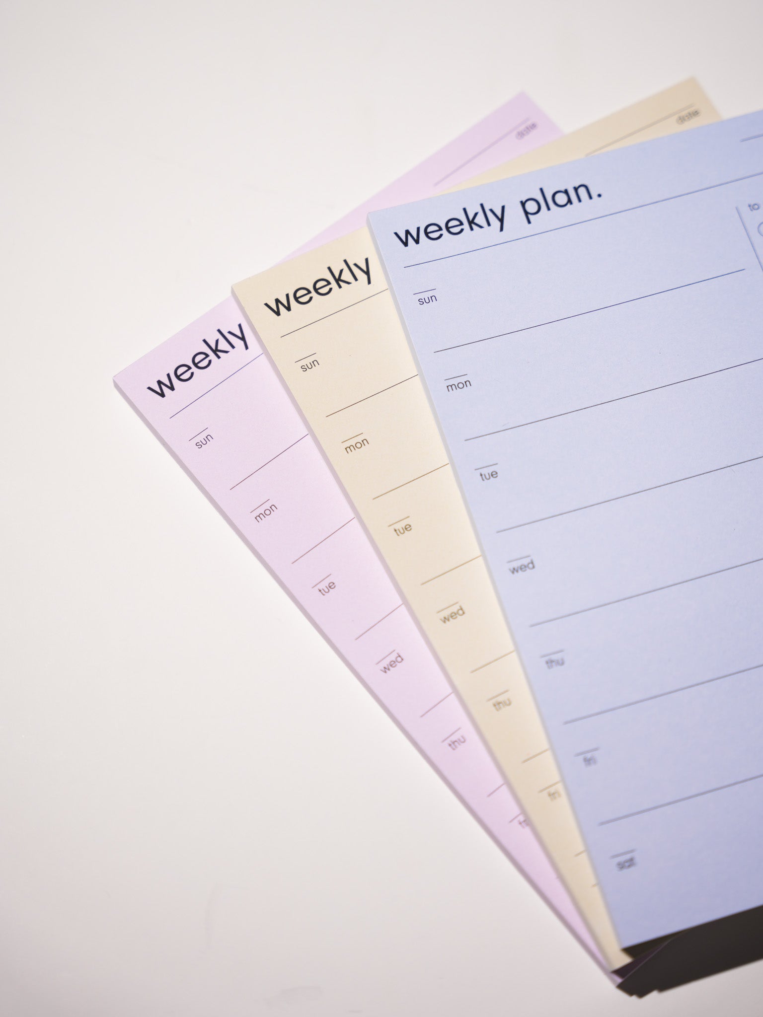 Weekly — Pastel Notepads