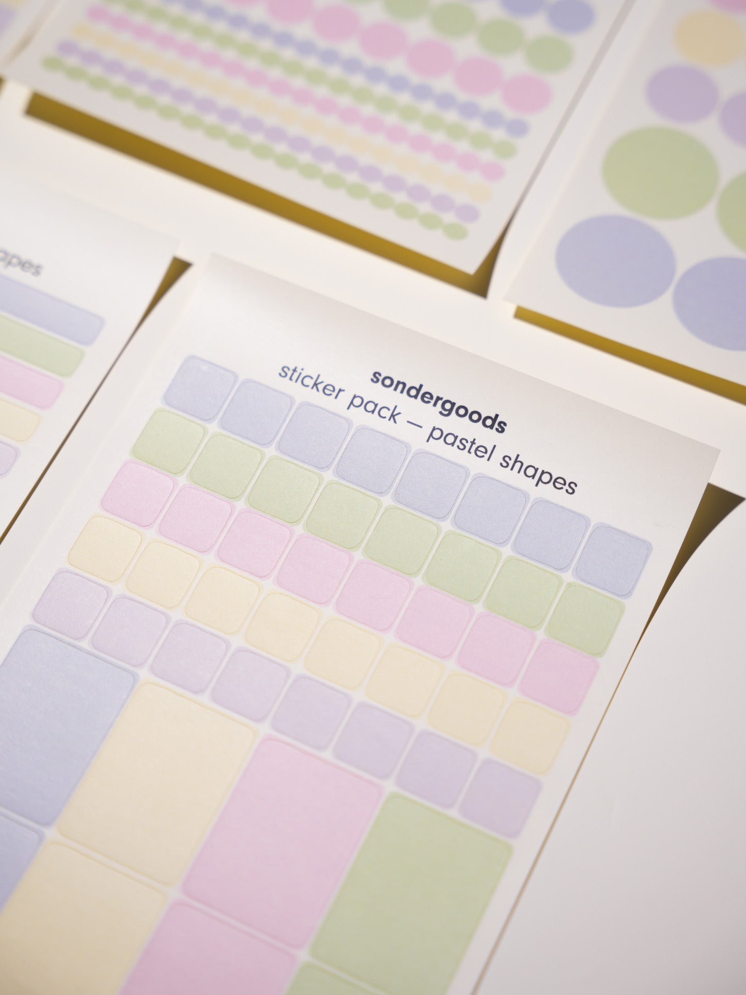 Sticker Pack — Pastel Shapes