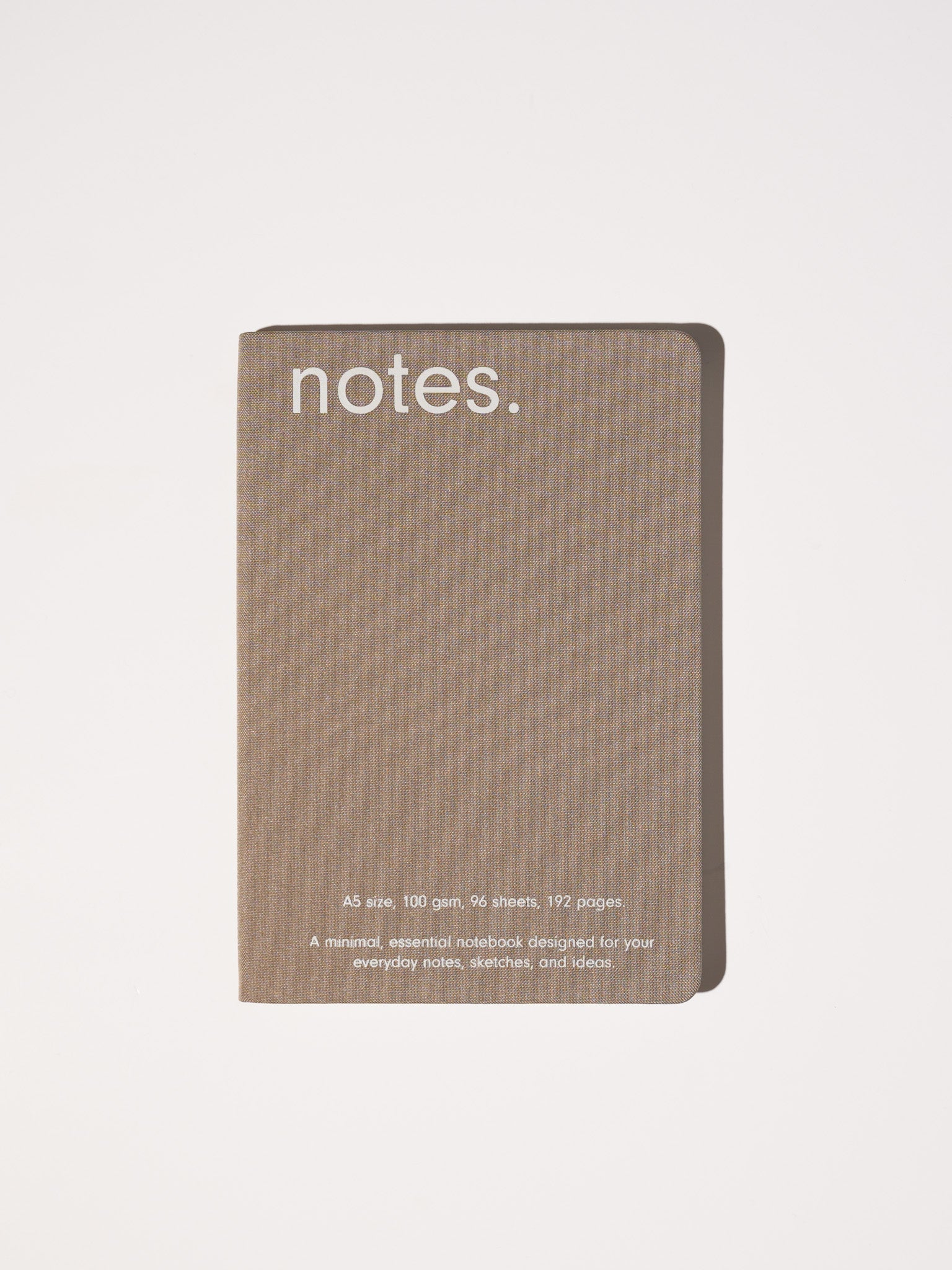Beige — Canvas Notebook