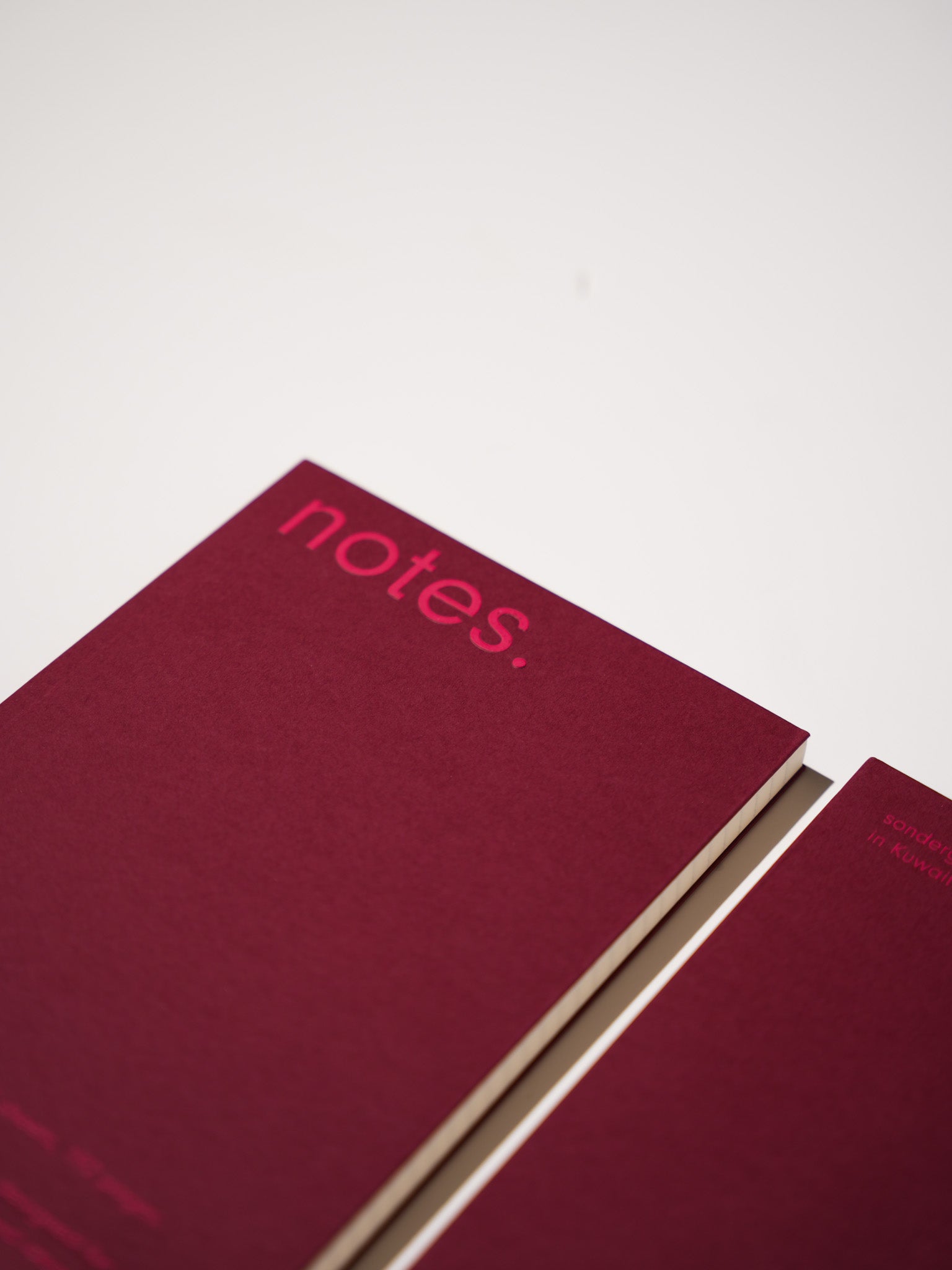 Red — Paper Notebook