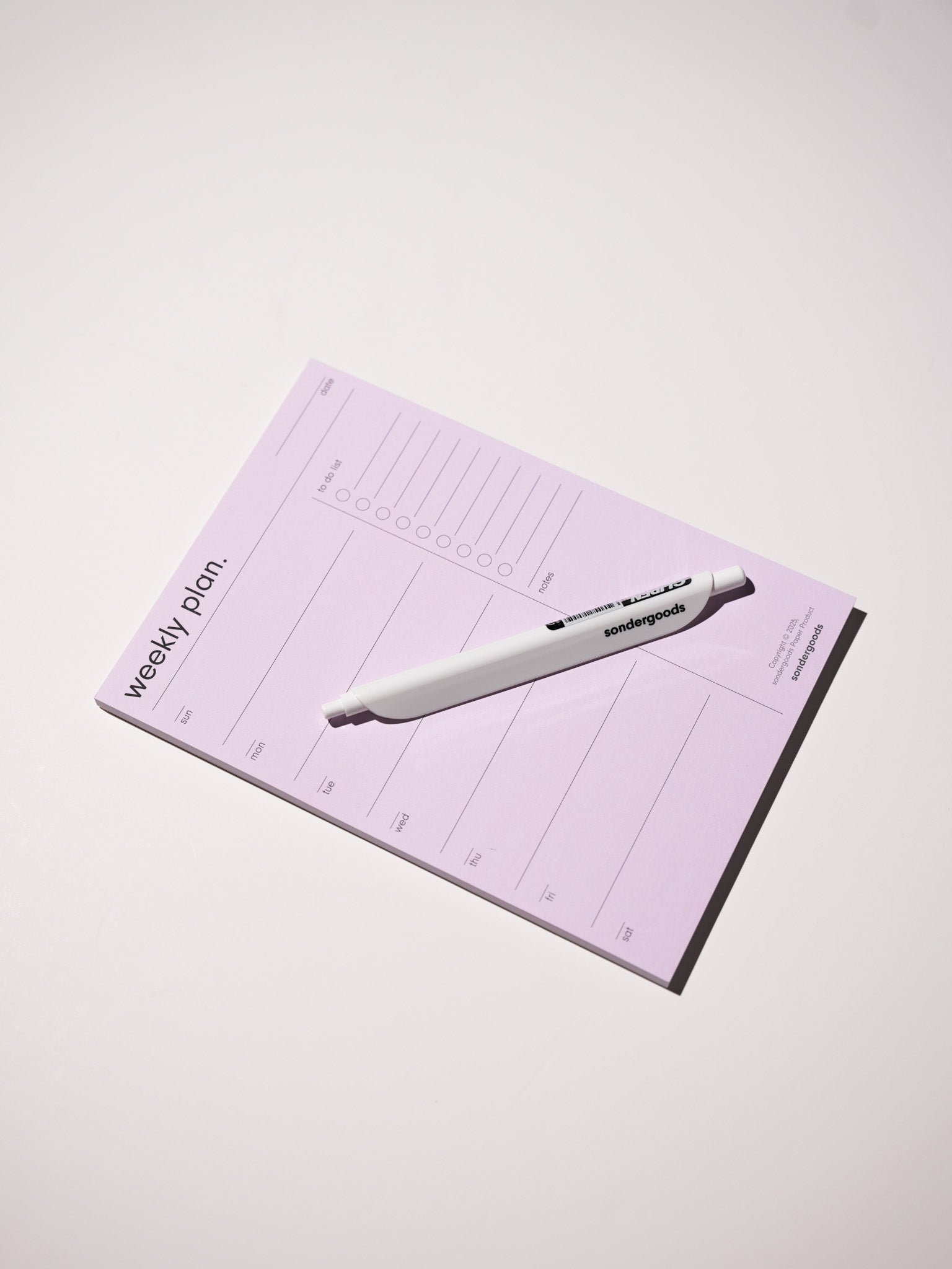 Weekly — Pastel Notepads