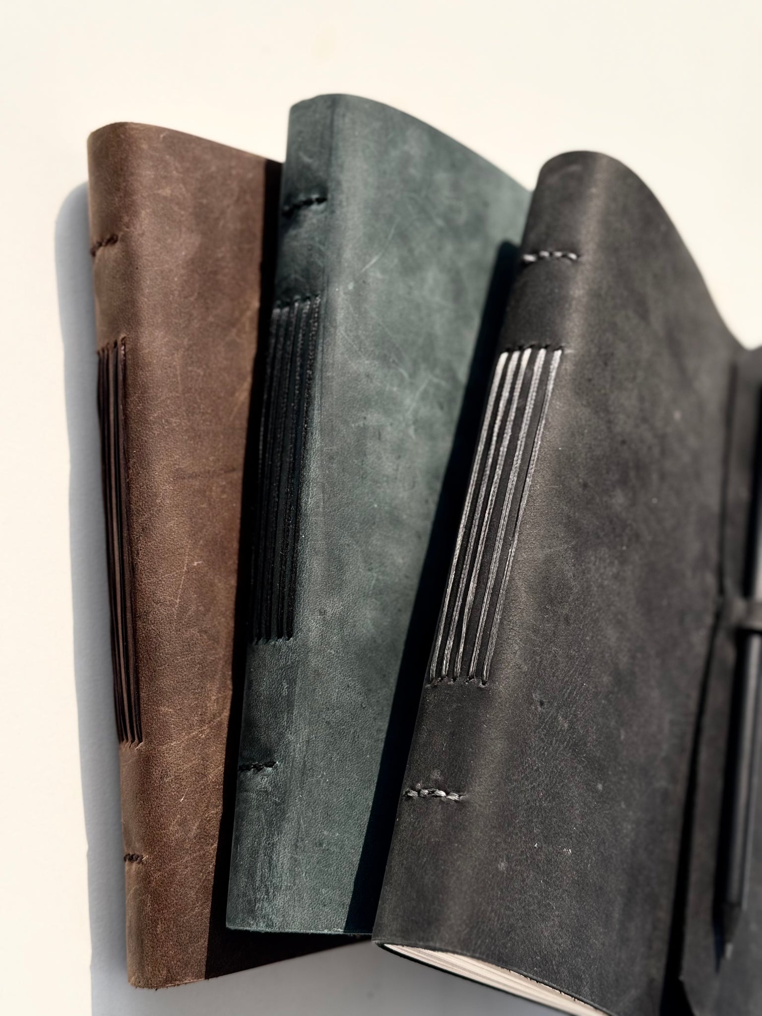 Natural Leather Notebooks (A5)