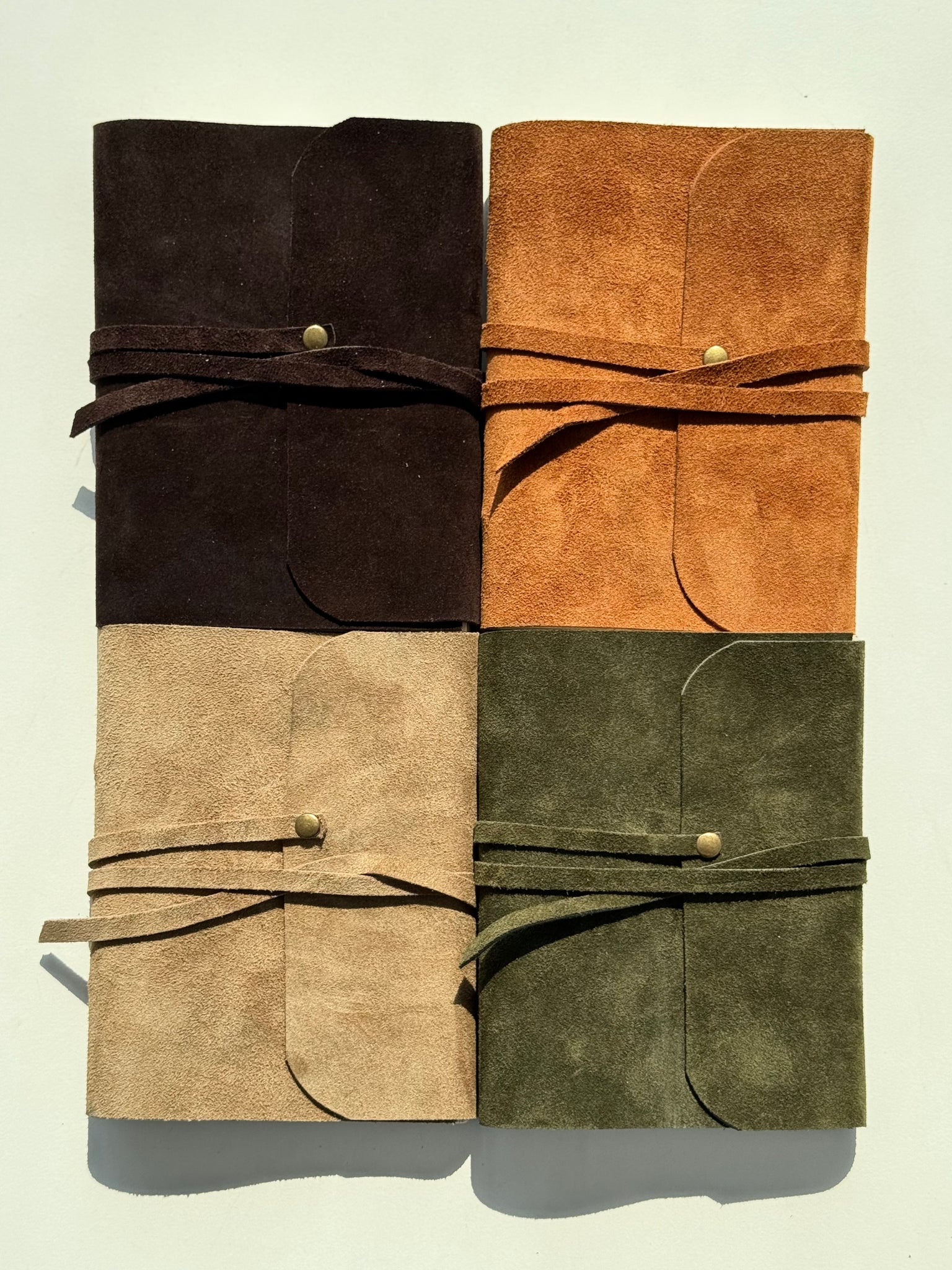 Natural Suede Notebooks (A6)